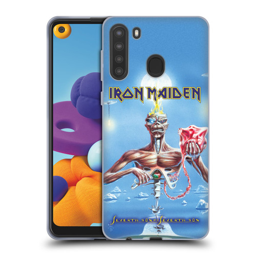 Iron Maiden Album Covers SSOSS Soft Gel Case for Samsung Galaxy A21 (2020)