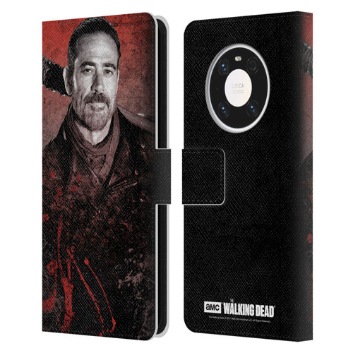AMC The Walking Dead Negan Lucille 2 Leather Book Wallet Case Cover For Huawei Mate 40 Pro 5G