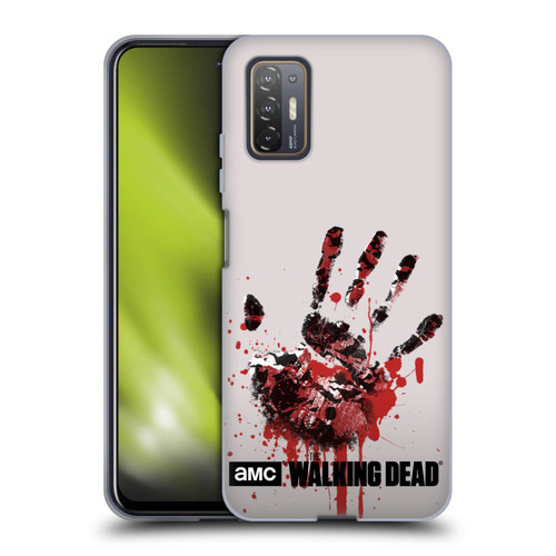 AMC The Walking Dead Silhouettes Hand Soft Gel Case for HTC Desire 21 Pro 5G