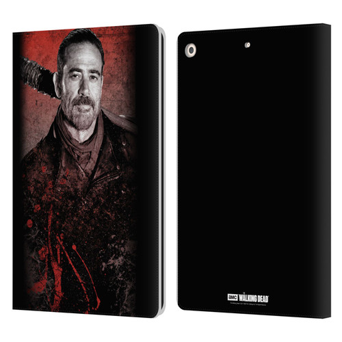 AMC The Walking Dead Negan Lucille 2 Leather Book Wallet Case Cover For Apple iPad 10.2 2019/2020/2021