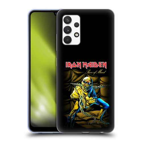 Iron Maiden Album Covers Piece Of Mind Soft Gel Case for Samsung Galaxy A32 (2021)