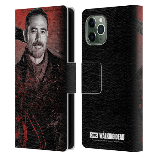 AMC The Walking Dead Negan Lucille 2 Leather Book Wallet Case Cover For Apple iPhone 11 Pro