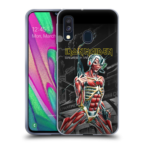 Iron Maiden Album Covers Somewhere Soft Gel Case for Samsung Galaxy A40 (2019)