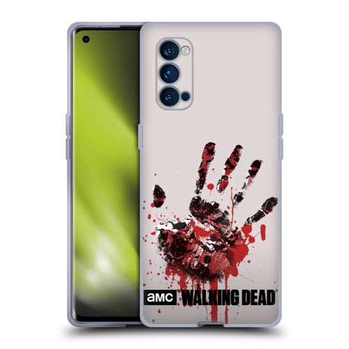 AMC The Walking Dead Silhouettes Hand Soft Gel Case for OPPO Reno 4 Pro 5G