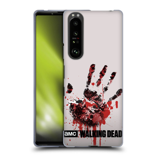 AMC The Walking Dead Silhouettes Hand Soft Gel Case for Sony Xperia 1 III
