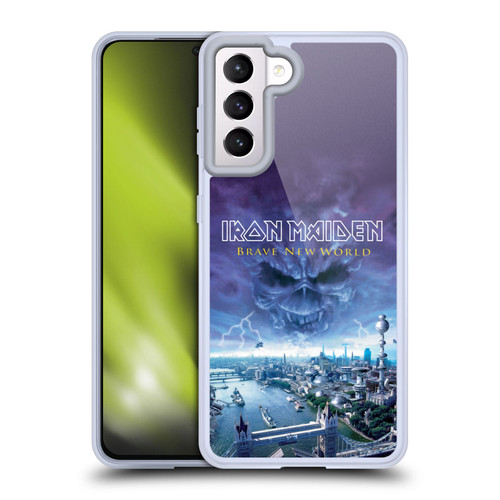 Iron Maiden Album Covers Brave New World Soft Gel Case for Samsung Galaxy S21 5G & MagSafe