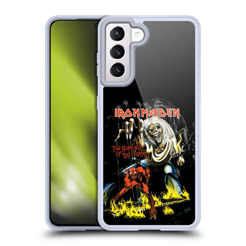 Iron Maiden Album Covers NOTB Soft Gel Case for Samsung Galaxy S21 5G & MagSafe