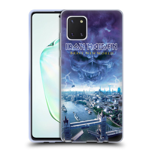 Iron Maiden Album Covers Brave New World Soft Gel Case for Samsung Galaxy Note10 Lite