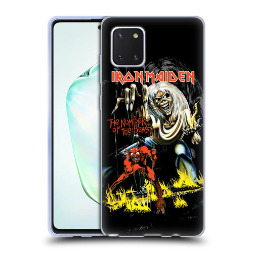Iron Maiden Album Covers NOTB Soft Gel Case for Samsung Galaxy Note10 Lite
