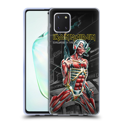 Iron Maiden Album Covers Somewhere Soft Gel Case for Samsung Galaxy Note10 Lite