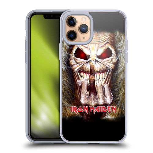 Iron Maiden Art Candle Finger Soft Gel Case for Apple iPhone 11 Pro & MagSafe