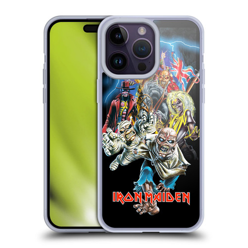 Iron Maiden Art Best Of Beast Soft Gel Case for Apple iPhone 14 Pro Max