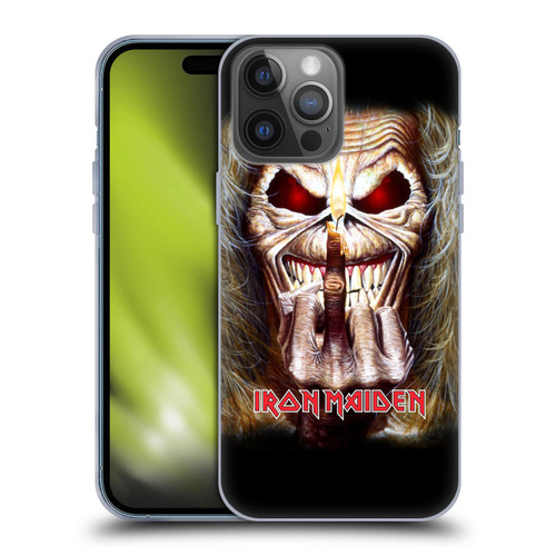 Iron Maiden Art Candle Finger Soft Gel Case for Apple iPhone 14 Pro Max