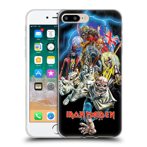 Iron Maiden Art Best Of Beast Soft Gel Case for Apple iPhone 7 Plus / iPhone 8 Plus