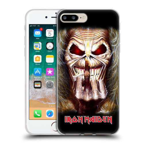 Iron Maiden Art Candle Finger Soft Gel Case for Apple iPhone 7 Plus / iPhone 8 Plus