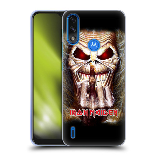 Iron Maiden Art Candle Finger Soft Gel Case for Motorola Moto E7 Power / Moto E7i Power