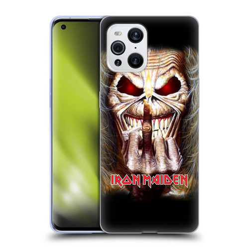Iron Maiden Art Candle Finger Soft Gel Case for OPPO Find X3 / Pro