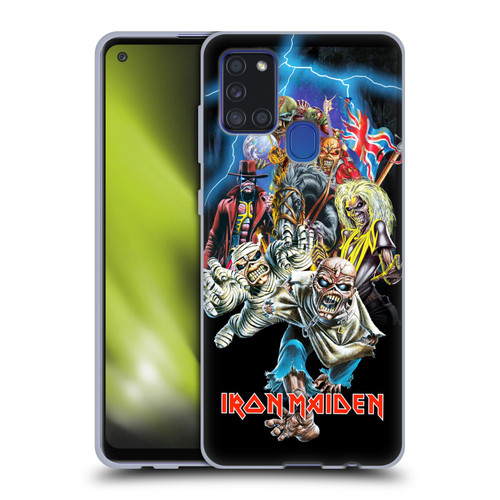 Iron Maiden Art Best Of Beast Soft Gel Case for Samsung Galaxy A21s (2020)
