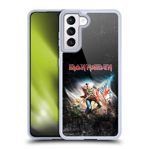 Iron Maiden Art Trooper 2016 Soft Gel Case for Samsung Galaxy S21 5G & MagSafe