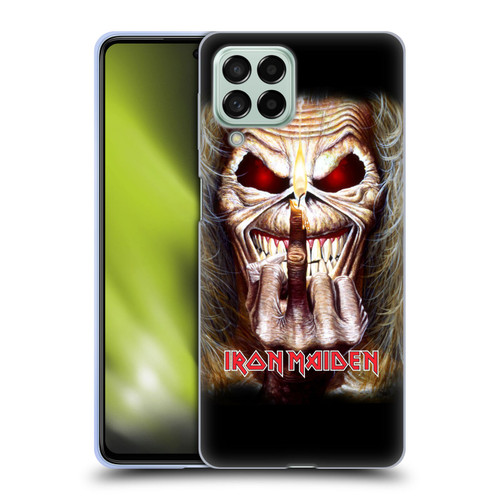 Iron Maiden Art Candle Finger Soft Gel Case for Samsung Galaxy M53 (2022)