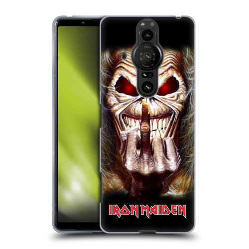 Iron Maiden Art Candle Finger Soft Gel Case for Sony Xperia Pro-I