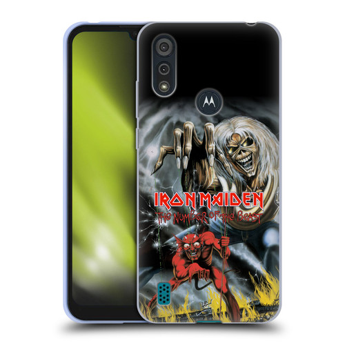 Iron Maiden Graphics The Number Of The Beast Soft Gel Case for Motorola Moto E6s (2020)