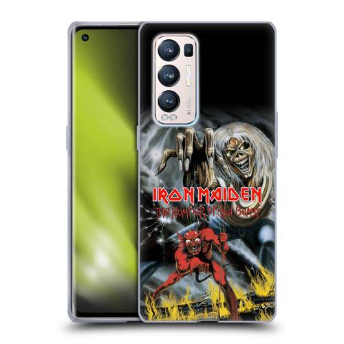 Iron Maiden Graphics The Number Of The Beast Soft Gel Case for OPPO Find X3 Neo / Reno5 Pro+ 5G