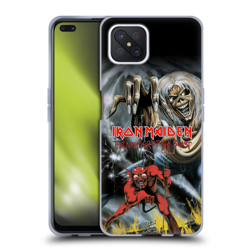 Iron Maiden Graphics The Number Of The Beast Soft Gel Case for OPPO Reno4 Z 5G