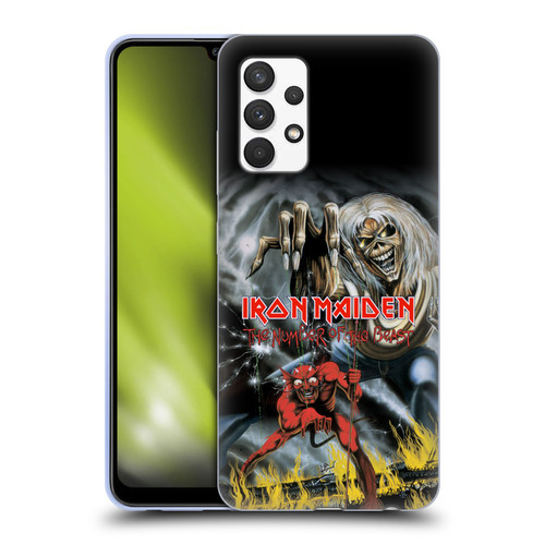 Iron Maiden Graphics The Number Of The Beast Soft Gel Case for Samsung Galaxy A32 (2021)
