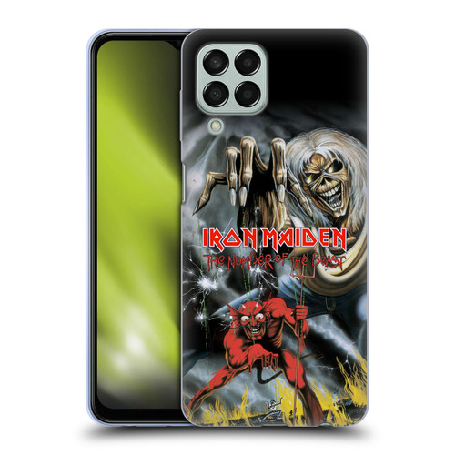Iron Maiden Graphics The Number Of The Beast Soft Gel Case for Samsung Galaxy M33 (2022)