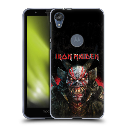 Iron Maiden Senjutsu Back Cover Death Snake Soft Gel Case for Motorola Moto E6
