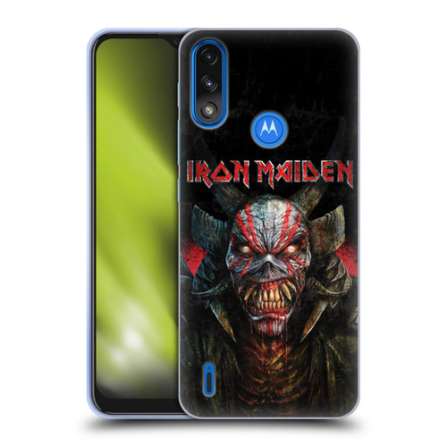 Iron Maiden Senjutsu Back Cover Death Snake Soft Gel Case for Motorola Moto E7 Power / Moto E7i Power