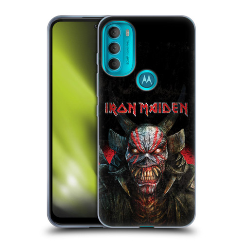 Iron Maiden Senjutsu Back Cover Death Snake Soft Gel Case for Motorola Moto G71 5G