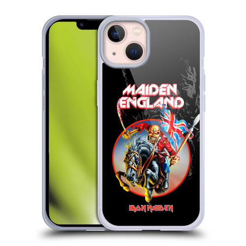 Iron Maiden Tours England Soft Gel Case for Apple iPhone 13