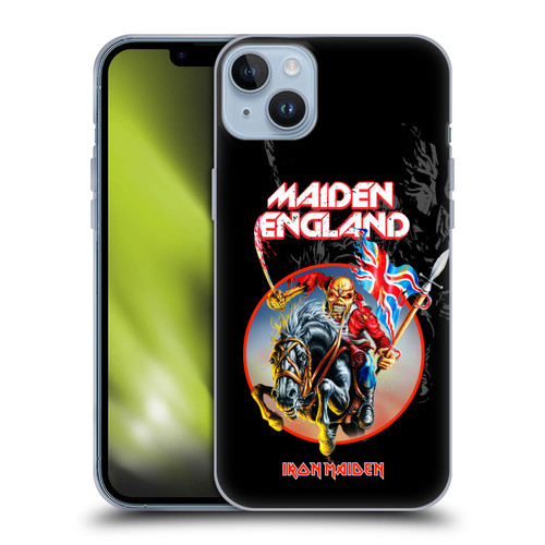 Iron Maiden Tours England Soft Gel Case for Apple iPhone 14 Plus