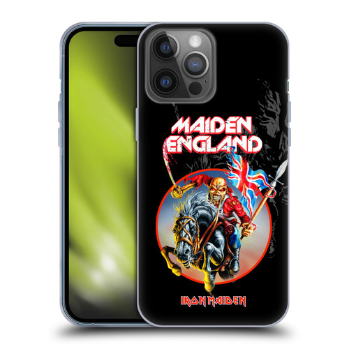 Iron Maiden Tours England Soft Gel Case for Apple iPhone 14 Pro Max