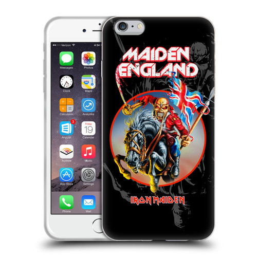 Iron Maiden Tours England Soft Gel Case for Apple iPhone 6 Plus / iPhone 6s Plus