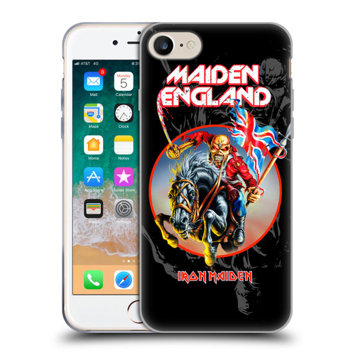 Iron Maiden Tours England Soft Gel Case for Apple iPhone 7 / 8 / SE 2020 & 2022 & MagSafe