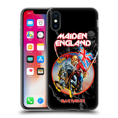 Iron Maiden Tours England Soft Gel Case for Apple iPhone X / iPhone XS