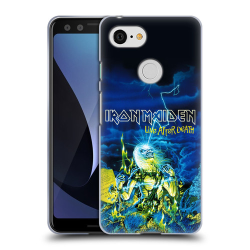 Iron Maiden Tours Live After Death Soft Gel Case for Google Pixel 3