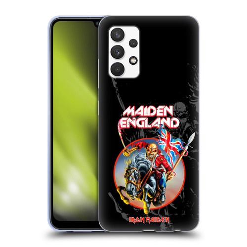 Iron Maiden Tours England Soft Gel Case for Samsung Galaxy A32 (2021)