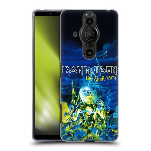Iron Maiden Tours Live After Death Soft Gel Case for Sony Xperia Pro-I