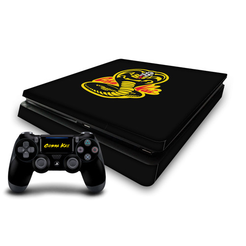 Cobra Kai Iconic Classic Logo Vinyl Sticker Skin Decal Cover for Sony PS4 Slim Console & Controller