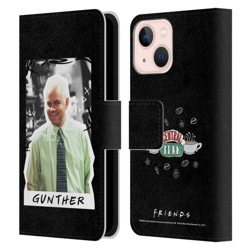 Friends TV Show Key Art Gunther Leather Book Wallet Case Cover For Apple iPhone 13 Mini