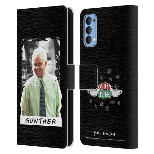 Friends TV Show Key Art Gunther Leather Book Wallet Case Cover For OPPO Reno 4 5G