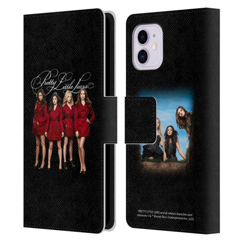 Pretty Little Liars Graphics Characters Leather Book Wallet Case Cover For Apple iPhone 11