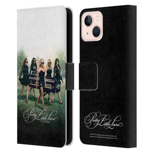 Pretty Little Liars Graphics Season 6 Poster Leather Book Wallet Case Cover For Apple iPhone 13