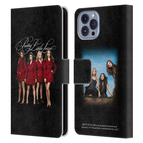 Pretty Little Liars Graphics Characters Leather Book Wallet Case Cover For Apple iPhone 14