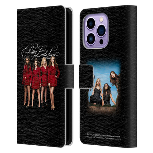 Pretty Little Liars Graphics Characters Leather Book Wallet Case Cover For Apple iPhone 14 Pro Max