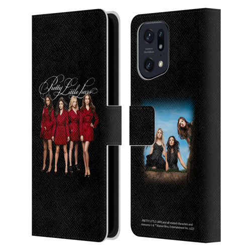 Pretty Little Liars Graphics Characters Leather Book Wallet Case Cover For OPPO Find X5